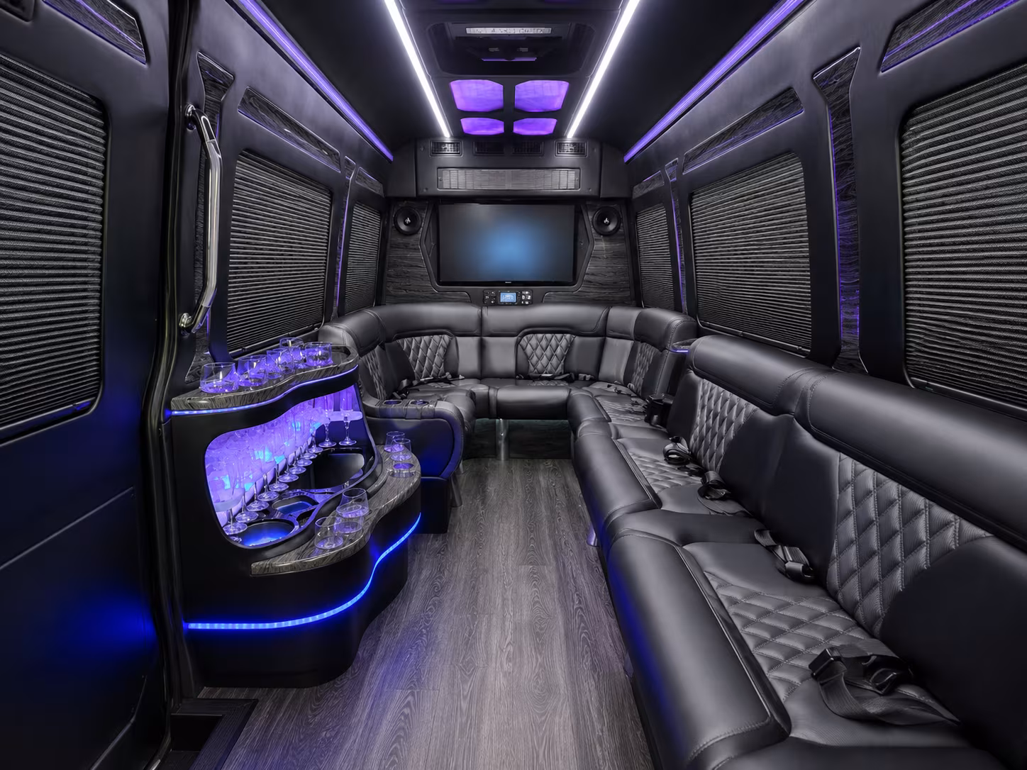 baltimore 18 passenger party bus