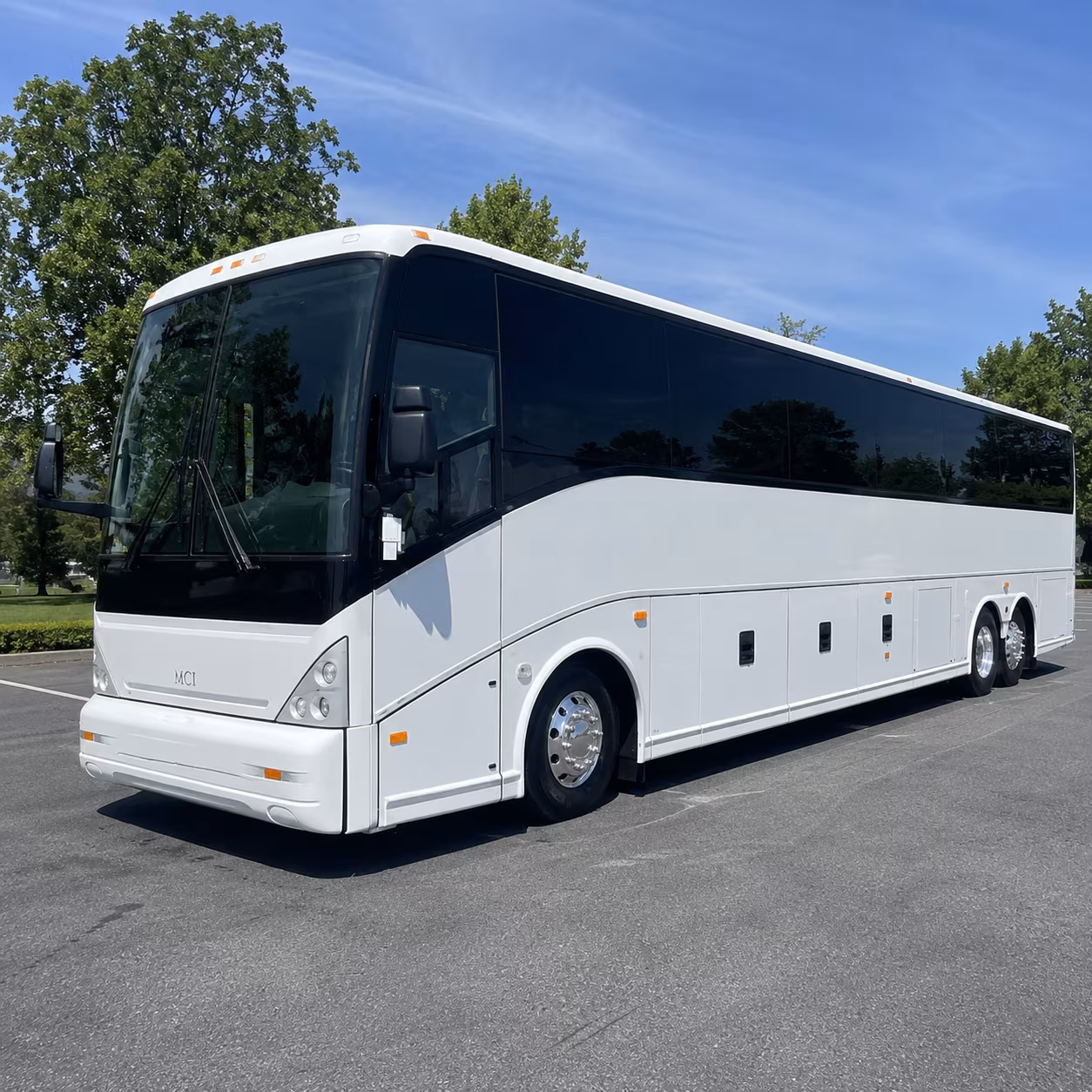 bus rental options for baltimore trips